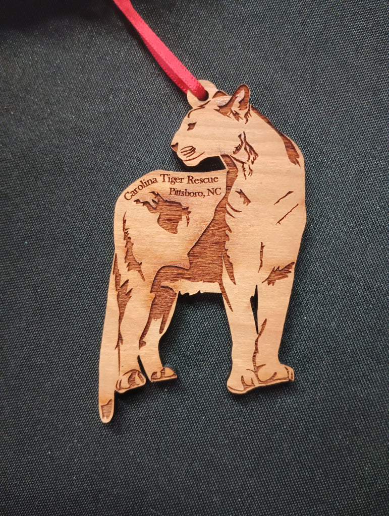 Cougar Wooden Ornament