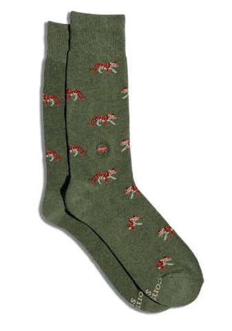 Protect Tigers Socks - Green
