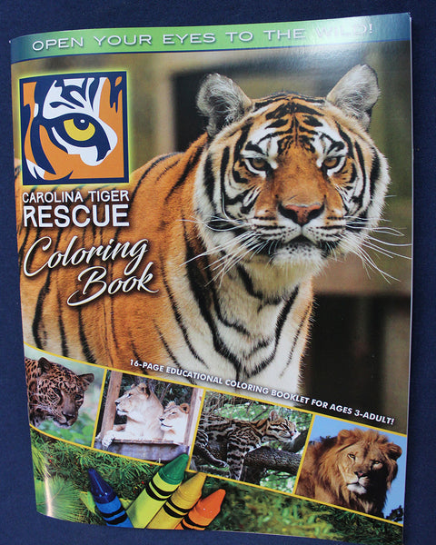 Carolina Tiger Rescue Coloring Book – Savanna Station