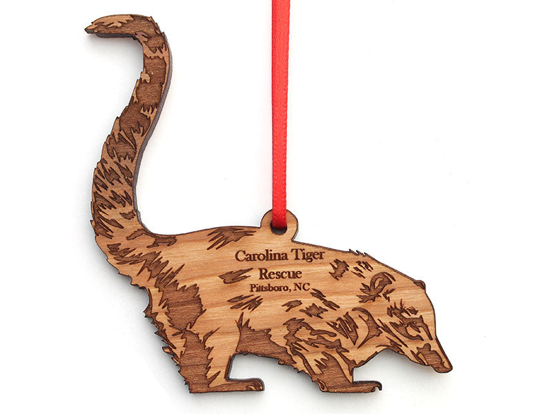 Coatimundi Wooden Ornament