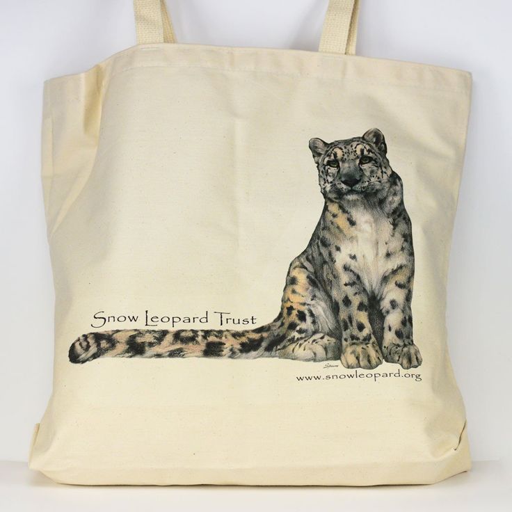 Featured Item of the Week - Snow Leopard Tote