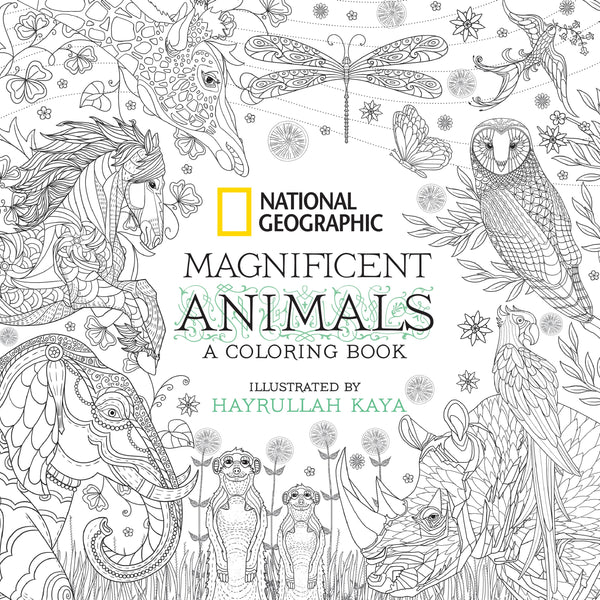 Magnificent Animals Coloring Book