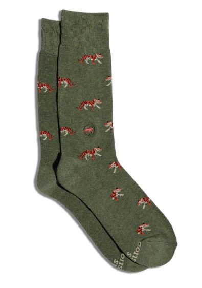 Protect Tigers Socks - Green