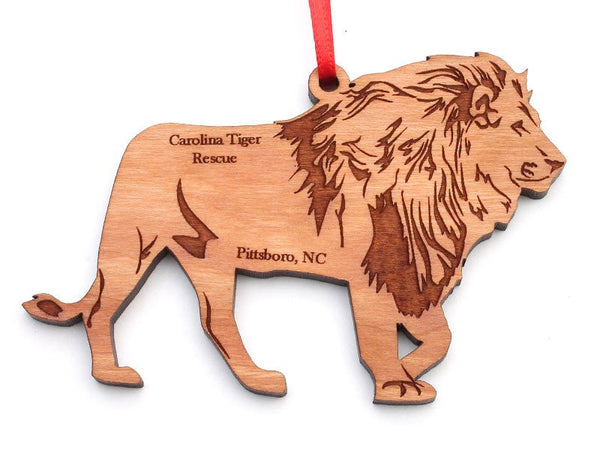 Lion Wooden Ornament
