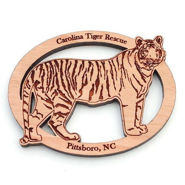 Wooden Tiger Magnet